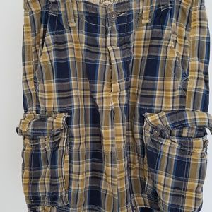 Abercrombie & Fitch Checker Cargo Short